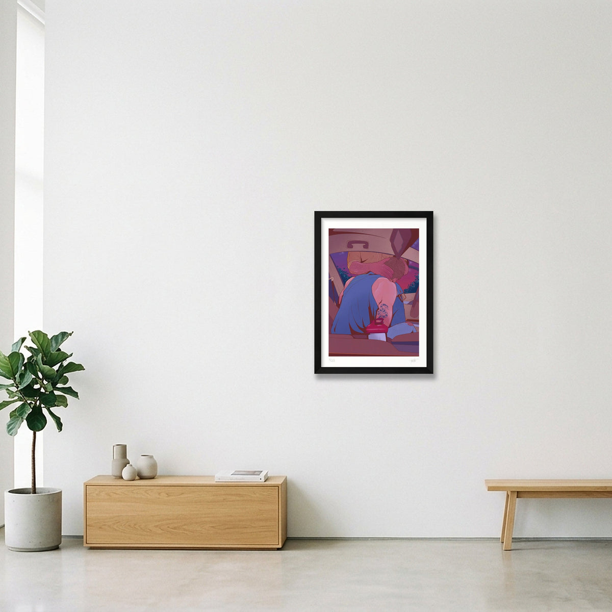 Protein Pit Stop — A3 (30×42cm, 12×17") Black Frame