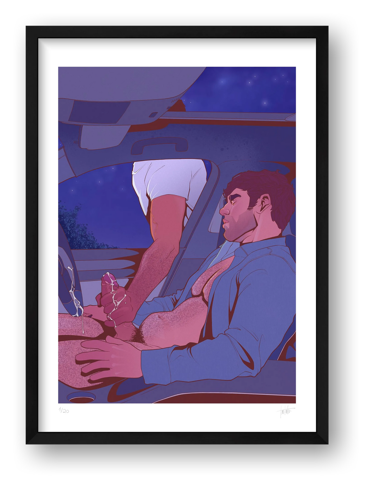 Stick Shift — framed