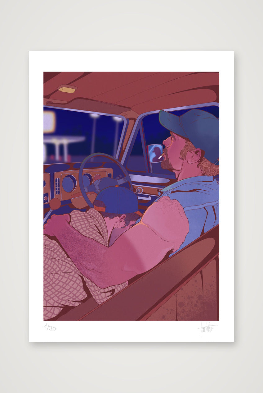 Roadside Assistance — A4 (21×30cm, 8×12") Print only